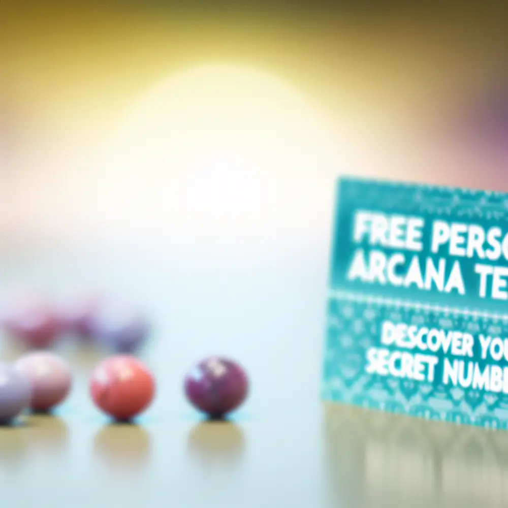 Arcano Pessoal Teste Grátis: Descubra Seu Número Secreto