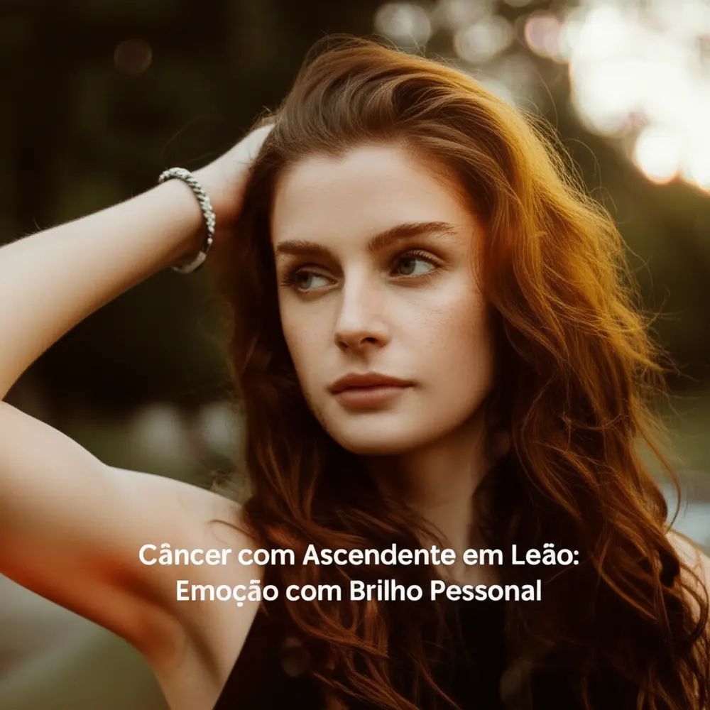 Câncer com Ascendente em Leão: Emoção com Brilho Pessoal