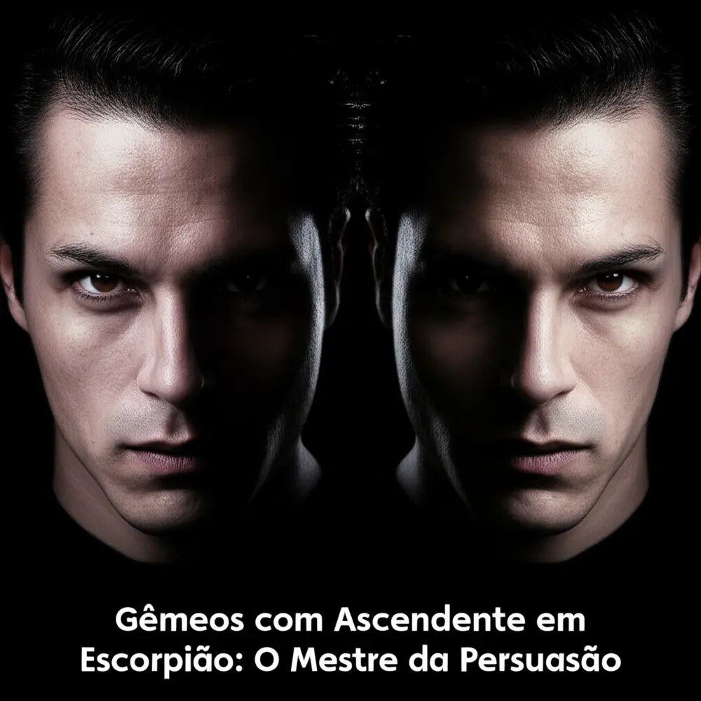 Gêmeos com Ascendente em Escorpião: O Mestre da Persuasão