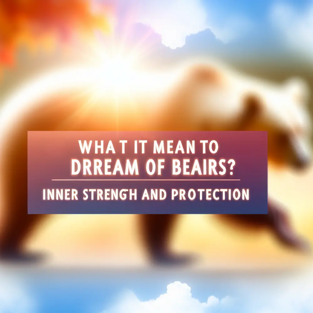 O que Significa Sonhar com Urso? Força Interior e Proteção